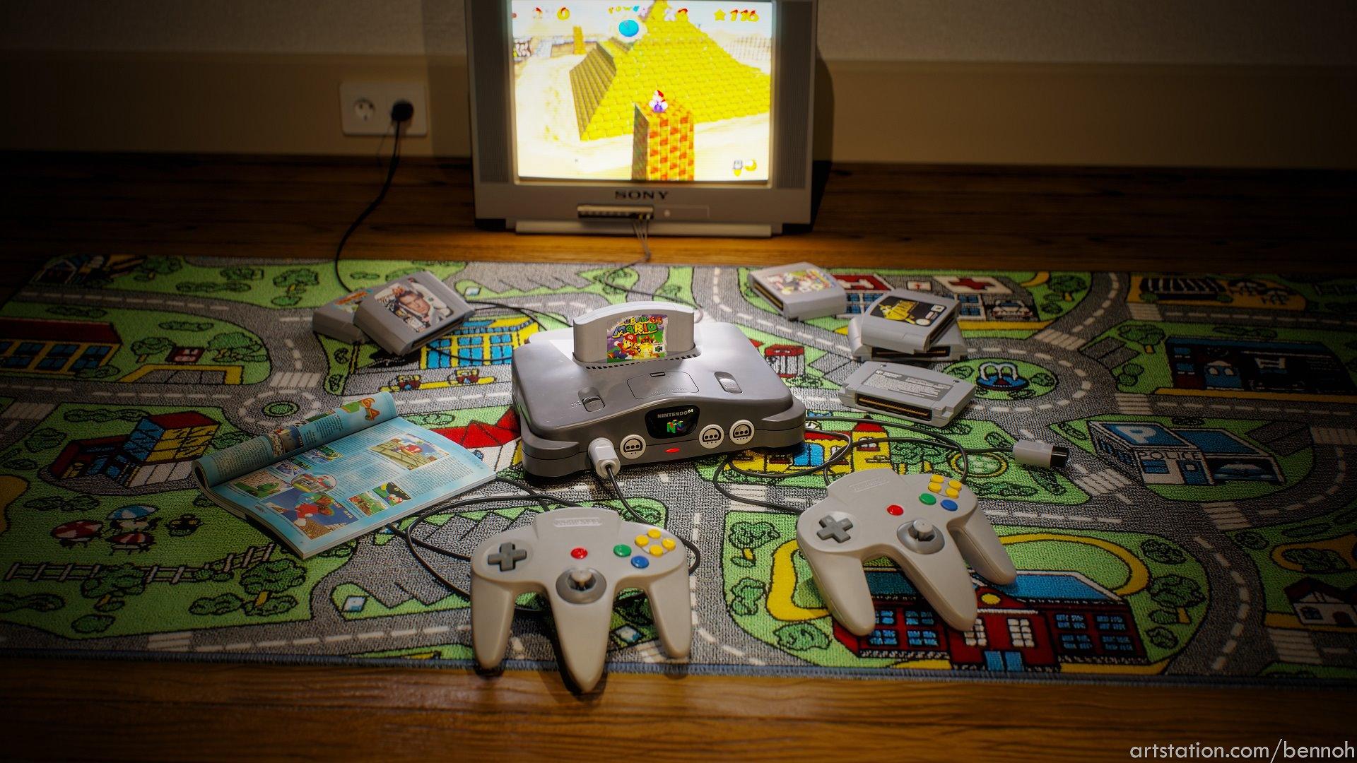 بازی ویدئویی کنسول نیتندو 64 