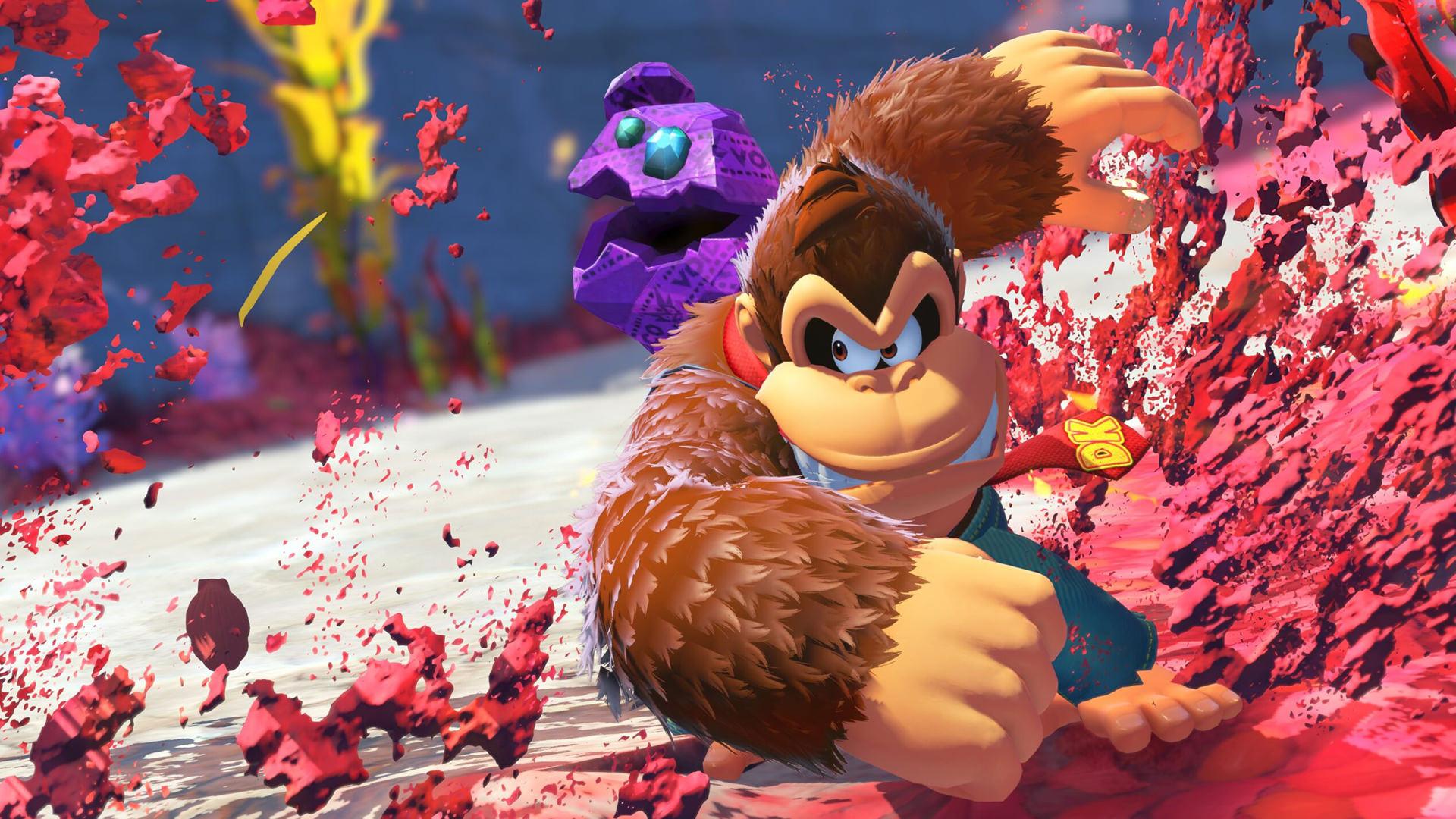 ماجراجویی دانکی کونگ در بازی Donkey Kong Bananza