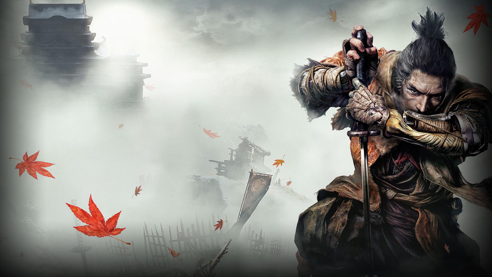 شخصیت اصلی Sekiro: Shadows Die Twice در کاور (پوستر) بازی