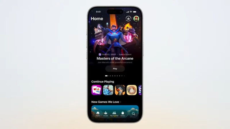 اپل از نرم افزار گیمینگ Apple Games رونمایی کرد