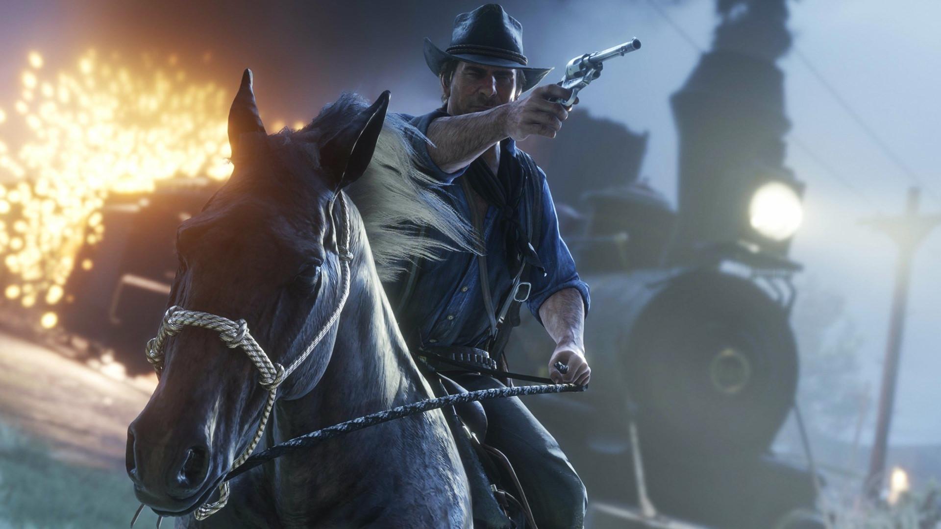 تیراندازی آرتور مورگان در بازی Red Dead Redemption 2