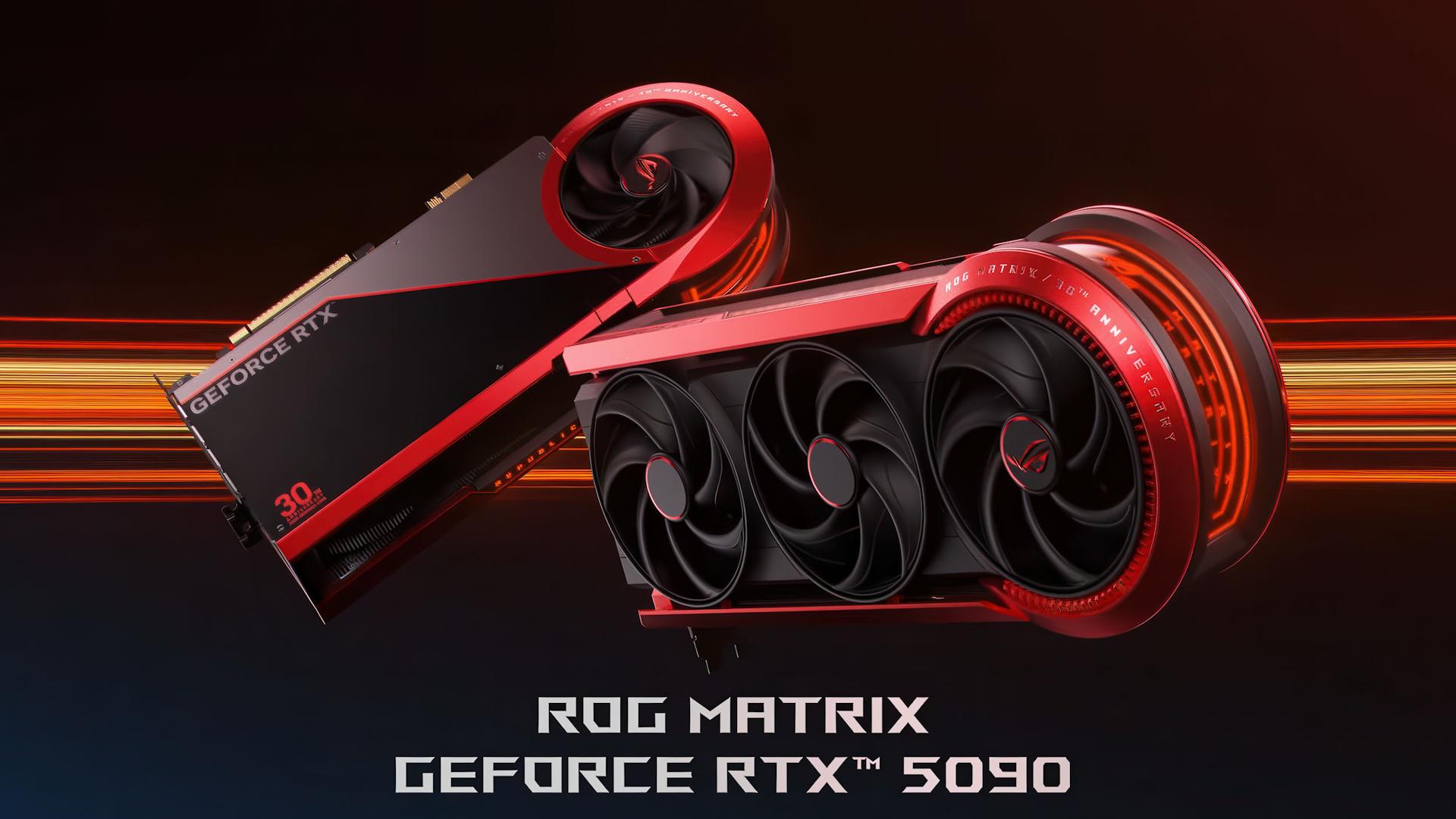 کارت گرافیک ROG Matrix GeForce RTX 5090 30th Anniversary Limited Edition شرکت ایسوس (ASUS)