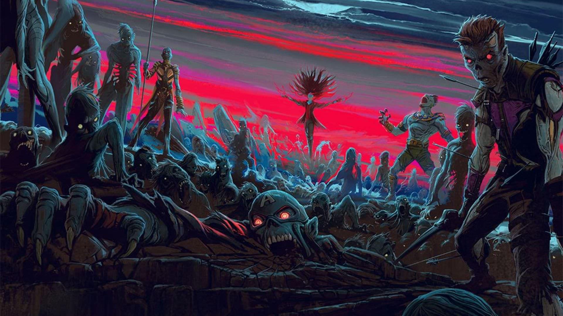 والپیپر انیمیشن Marvel Zombies