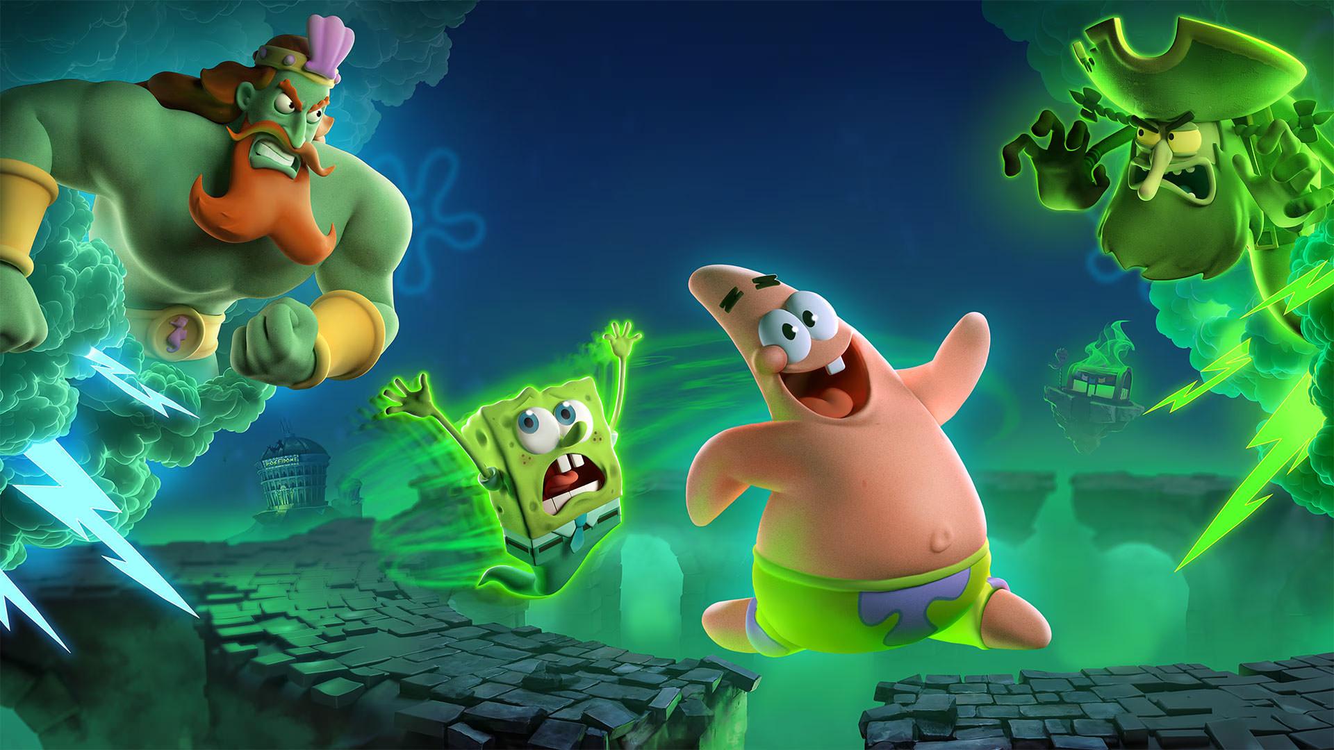 باب اسفنجی و پاتریک در فیلم SpongeBob SquarePants: Titans of the Tide