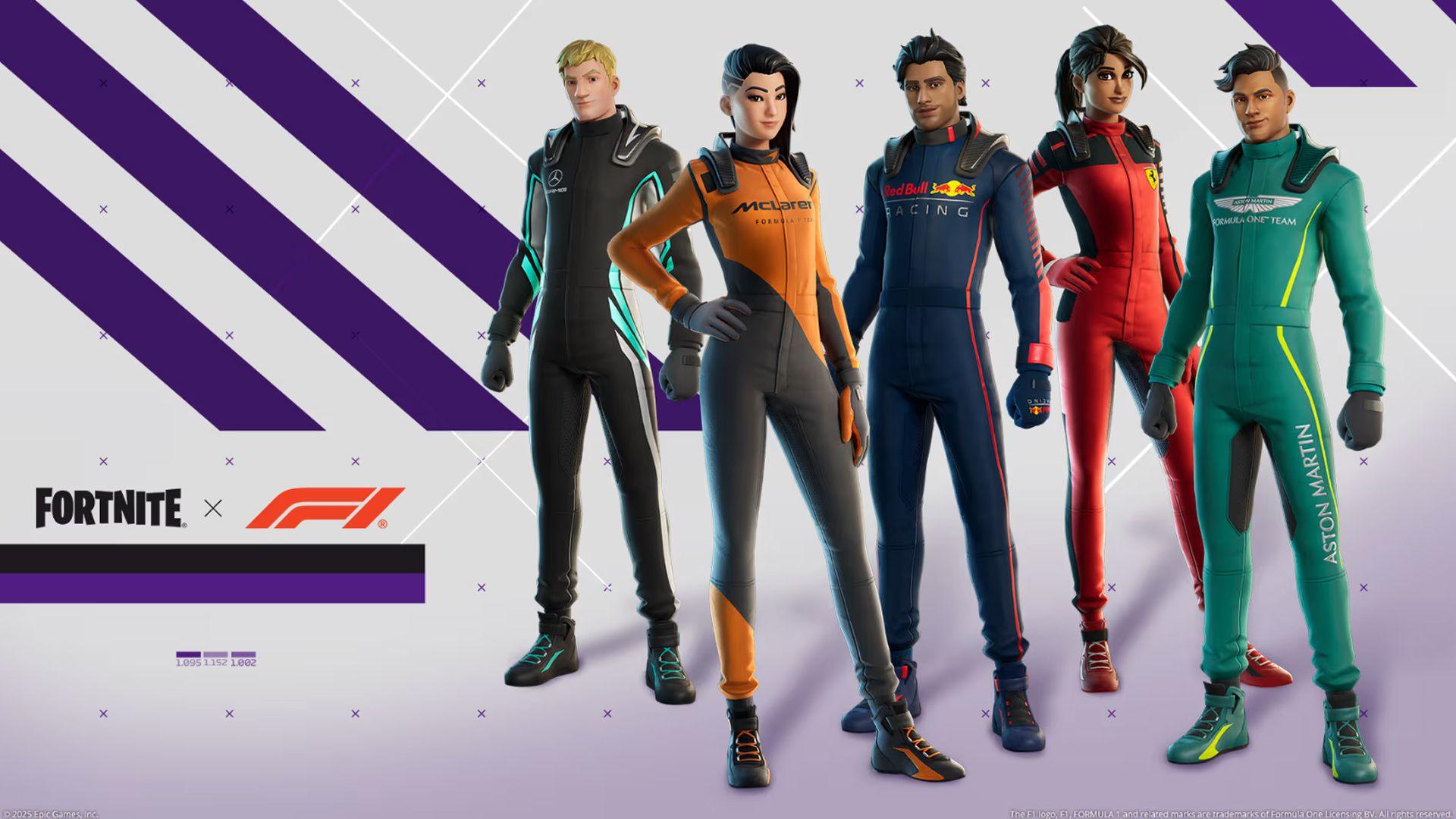 ورود فرمول یک به فورتنایت