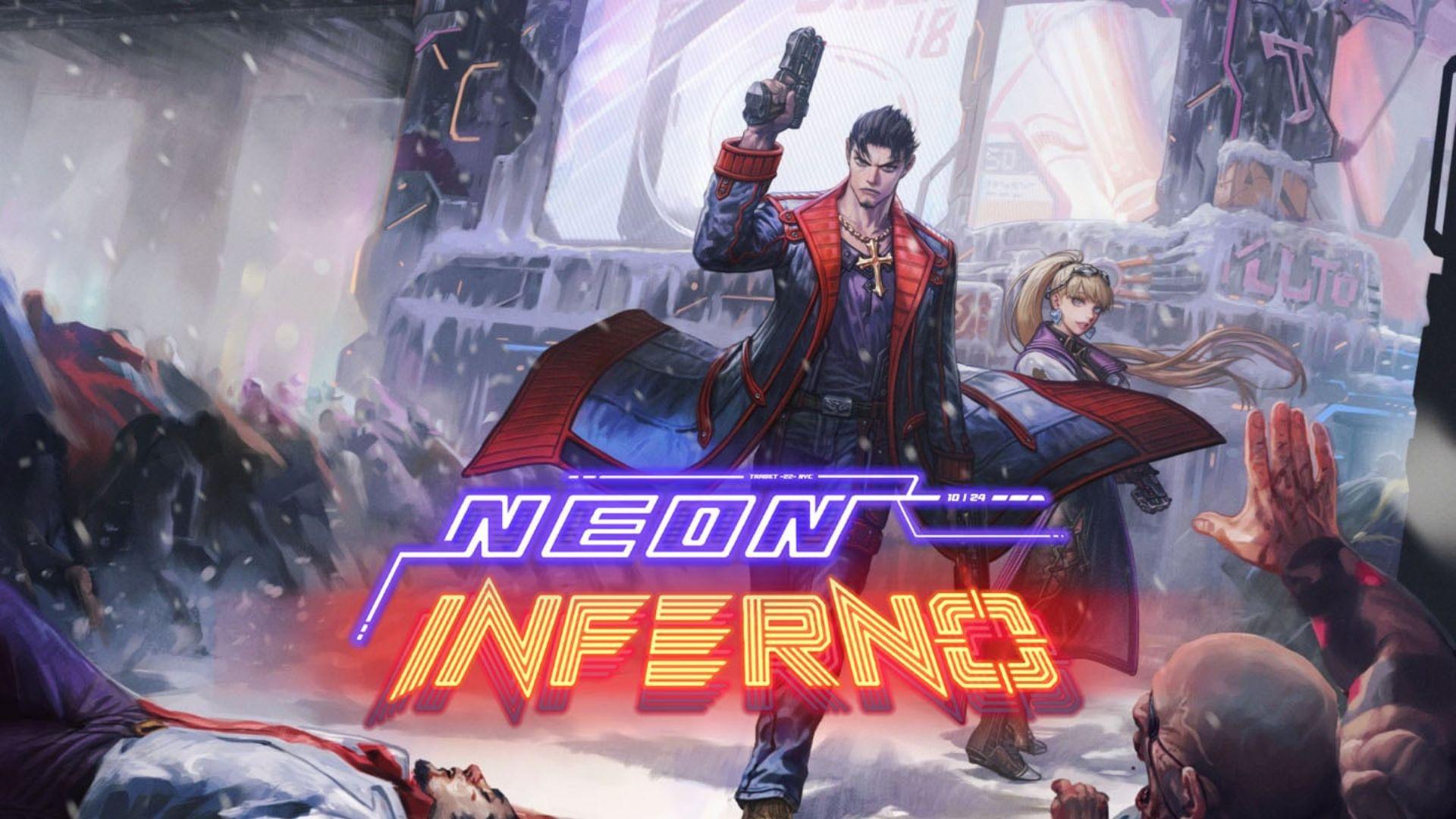 پوستر اصلی بازی Neon Inferno