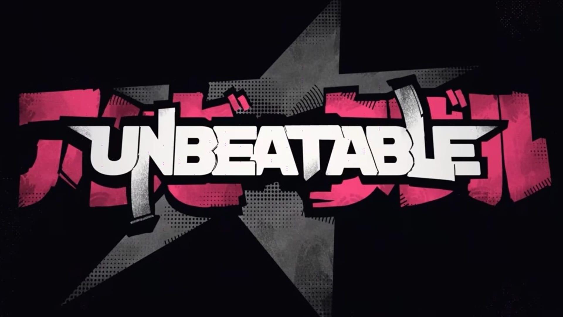 لوگوی بازی UNBEATABLE در پیش‌زمینه مشکی