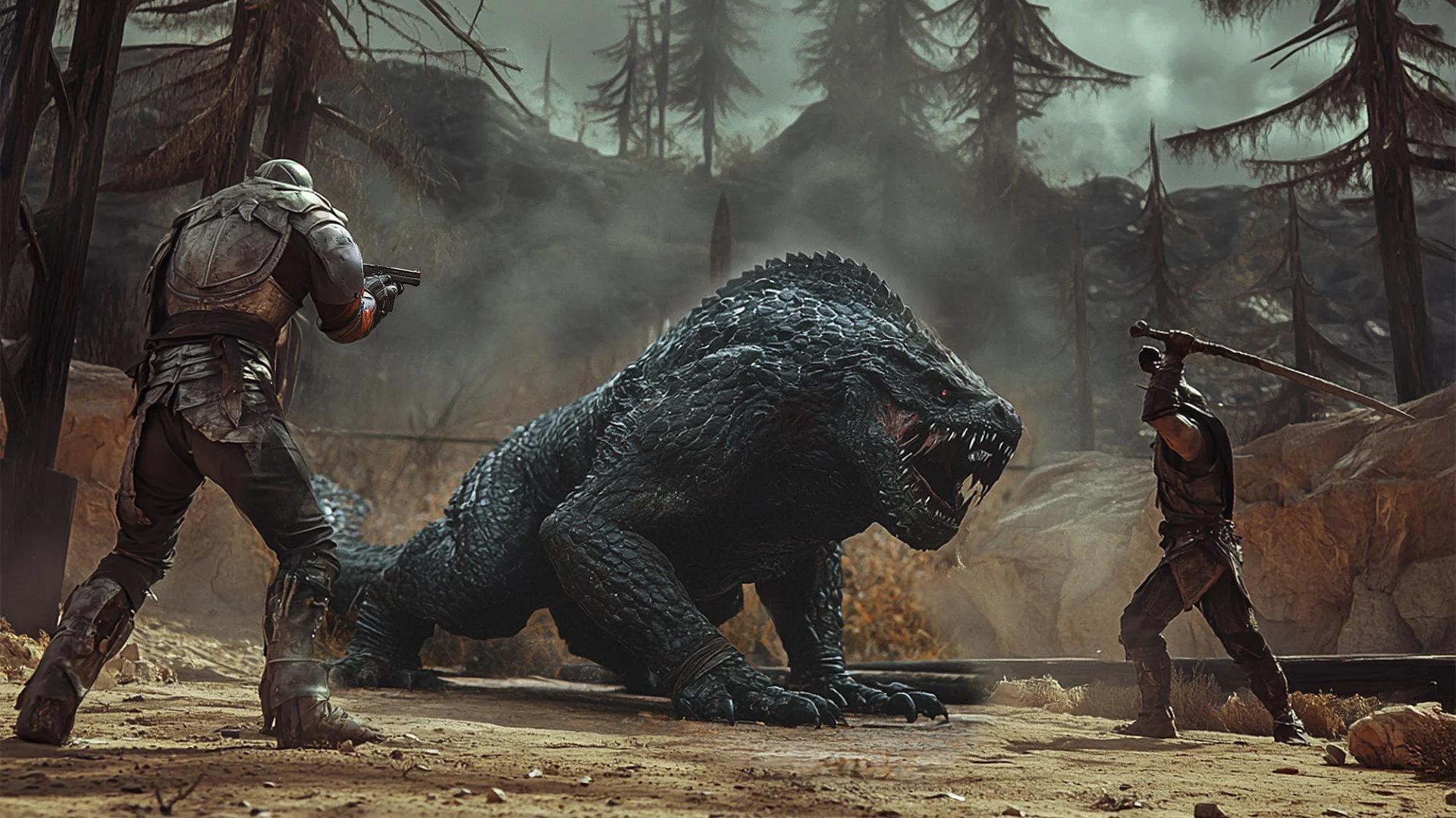 مبارزه با هیولاهای پساآخرالزمانی در بازی Tomorrow: MMO Nuclear Quest