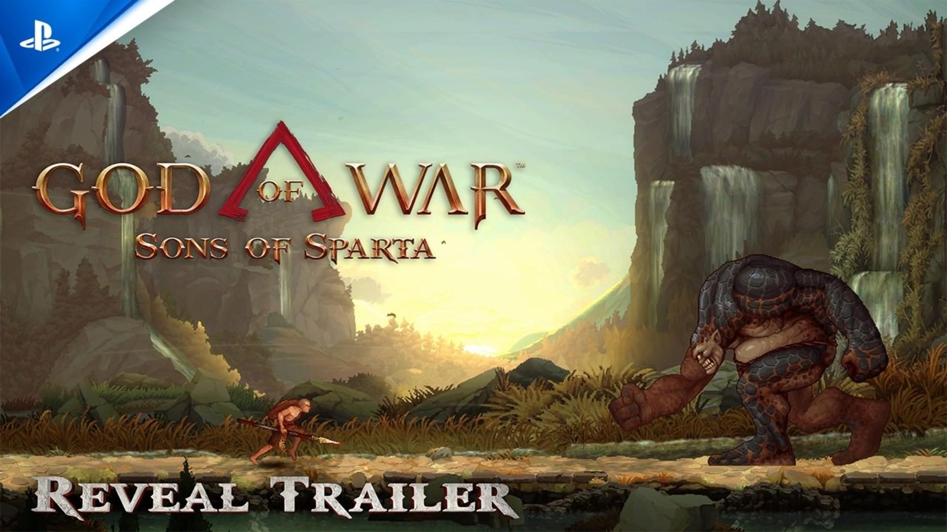 پوستر معرفی بازی god of war sons of sparta