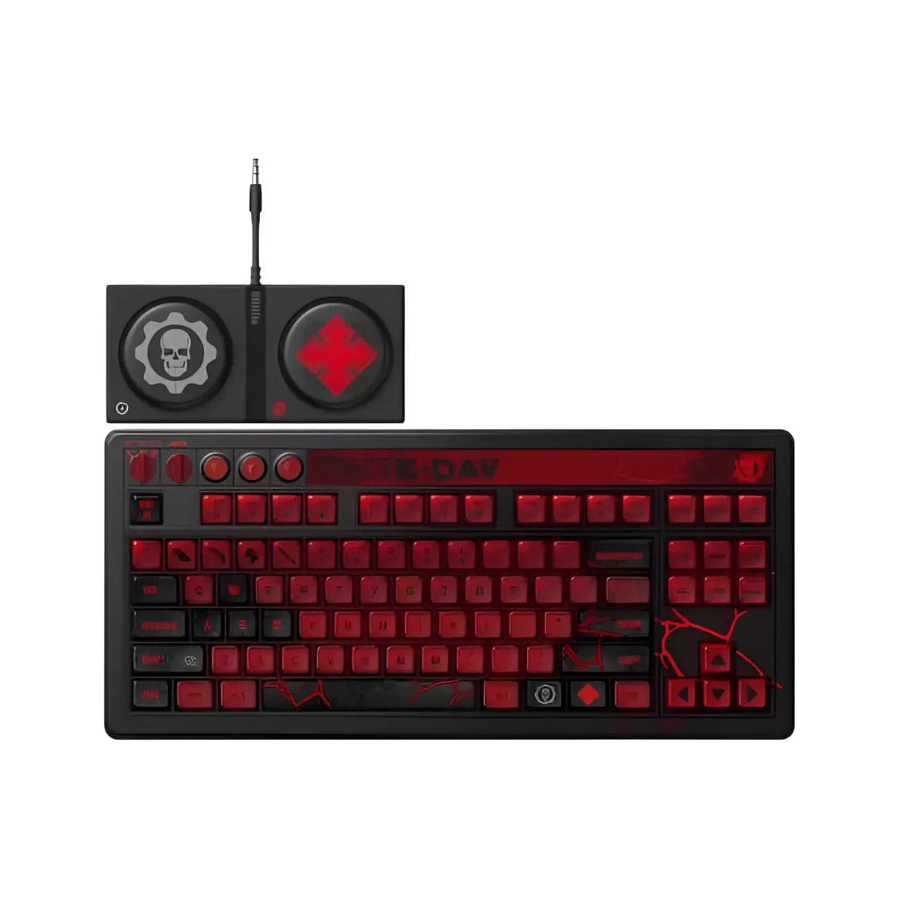 کیبورد مکانیکی (Mechanical Keyboard) مدل 8BitDo با تم بازی Gears of War: E-Day