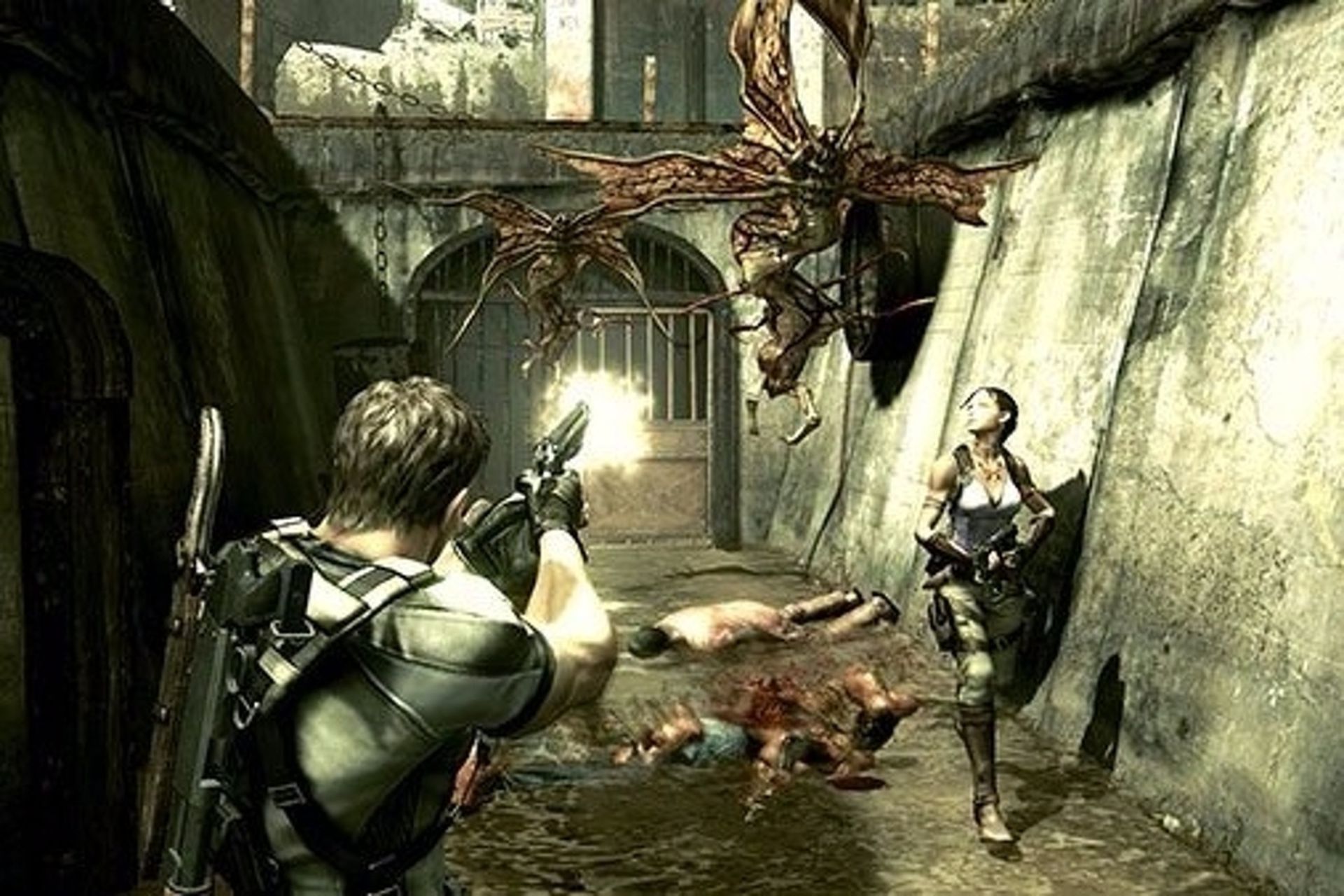 دریگری با موجودات بازی Resident Evil 5