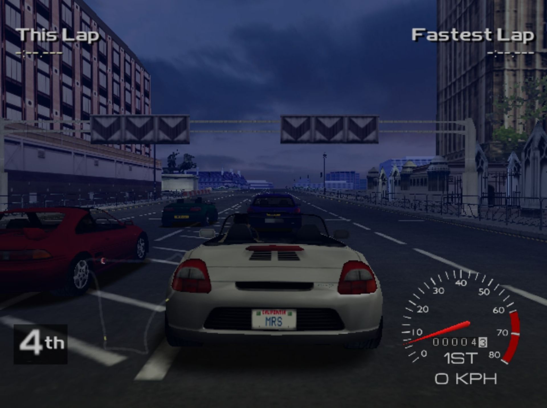 مسابقه شهر لندن در بازی Metropolis Street Racer