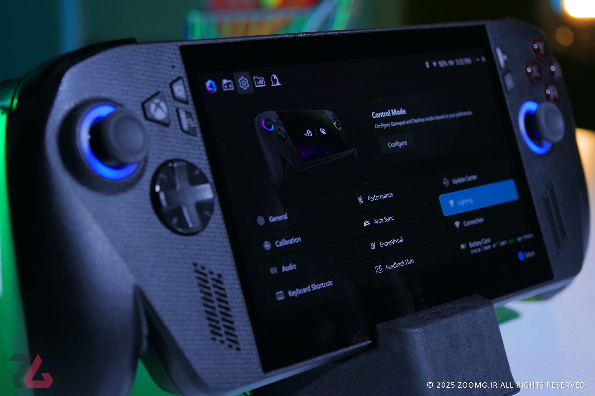 نمای قطعات داخلی سخت‌افزار ROG Xbox Ally X شامل فن خنک‌کننده