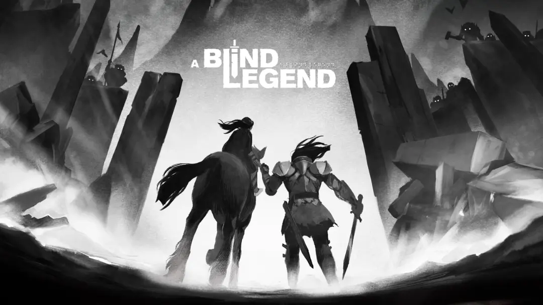 شوالیه نابینا (Edward Blake) و اسب او در دنیای فانتزی بازی A Blind Legend