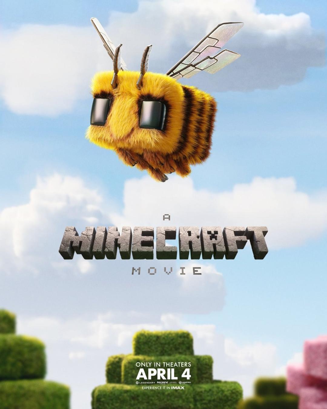 پوستر شخصیت زنبور در فیلم A Minecraft Movie