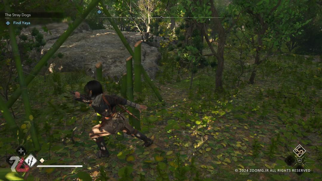 برش بامبو از نقاط مختلف در AC Shadows