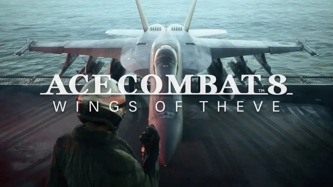جنگنده مدرن در بازی ایس کمبات ۸ (Ace Combat 8) روی عرشه ناو
