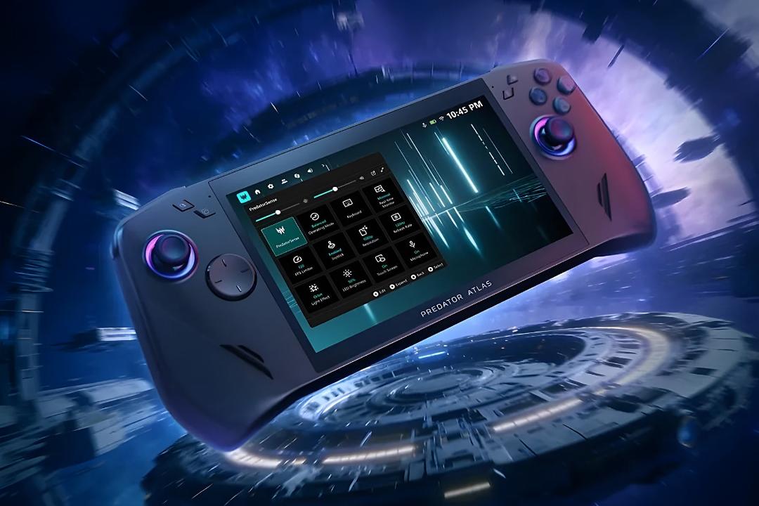 کنسول دستی گیمینگ Predator Atlas 7 (Predator Atlas 7) ایسر با صفحه نمایش روشن