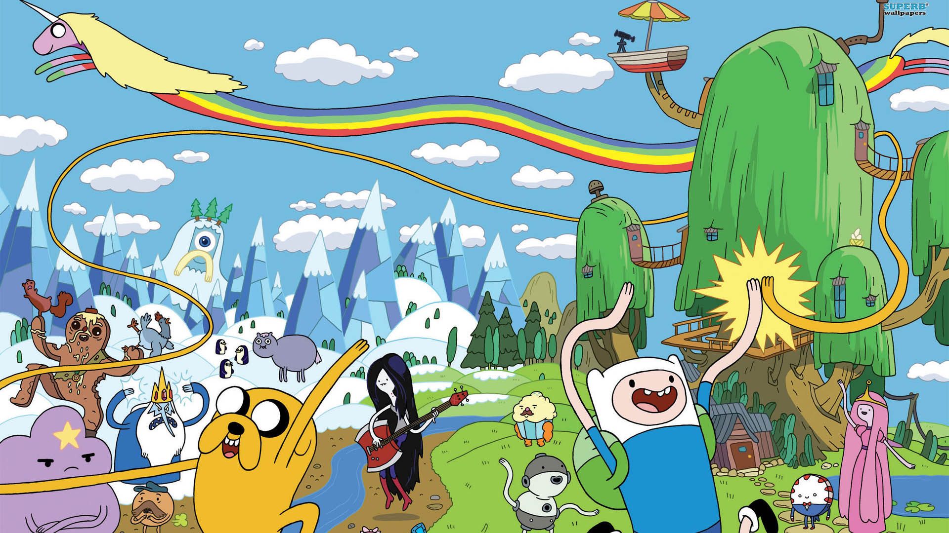 والپیپر انیمیشن adventure time