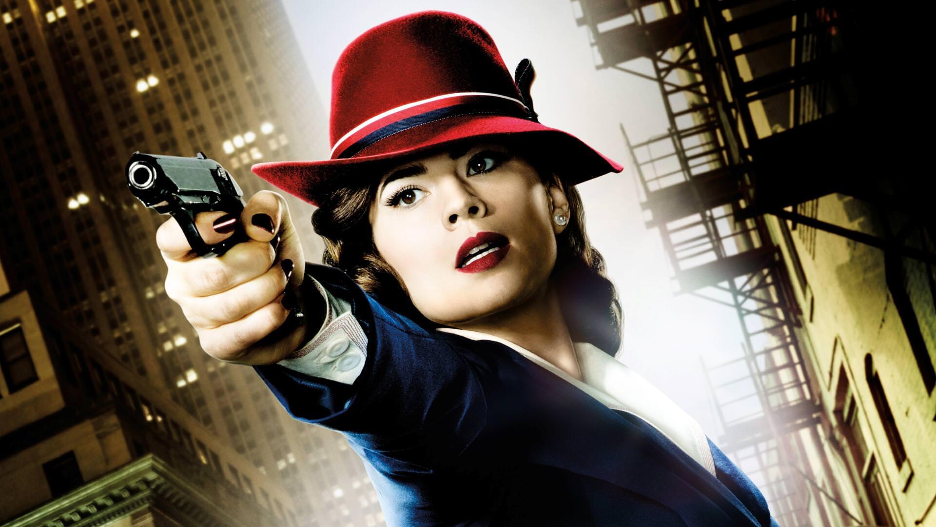 پگی کارتر در پوستر سریال Agent Carter 