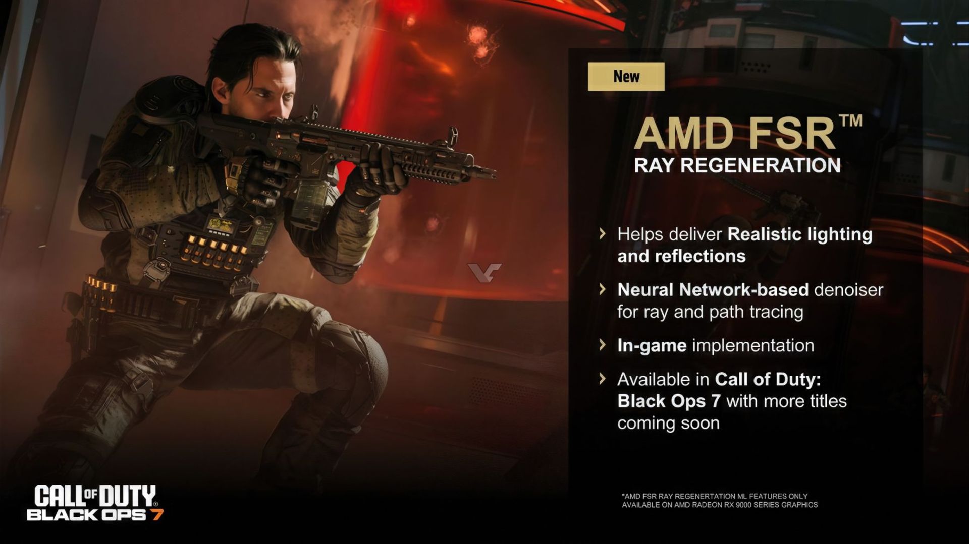 بخش FSR Ray Regeneration فناوری FSR Redstone