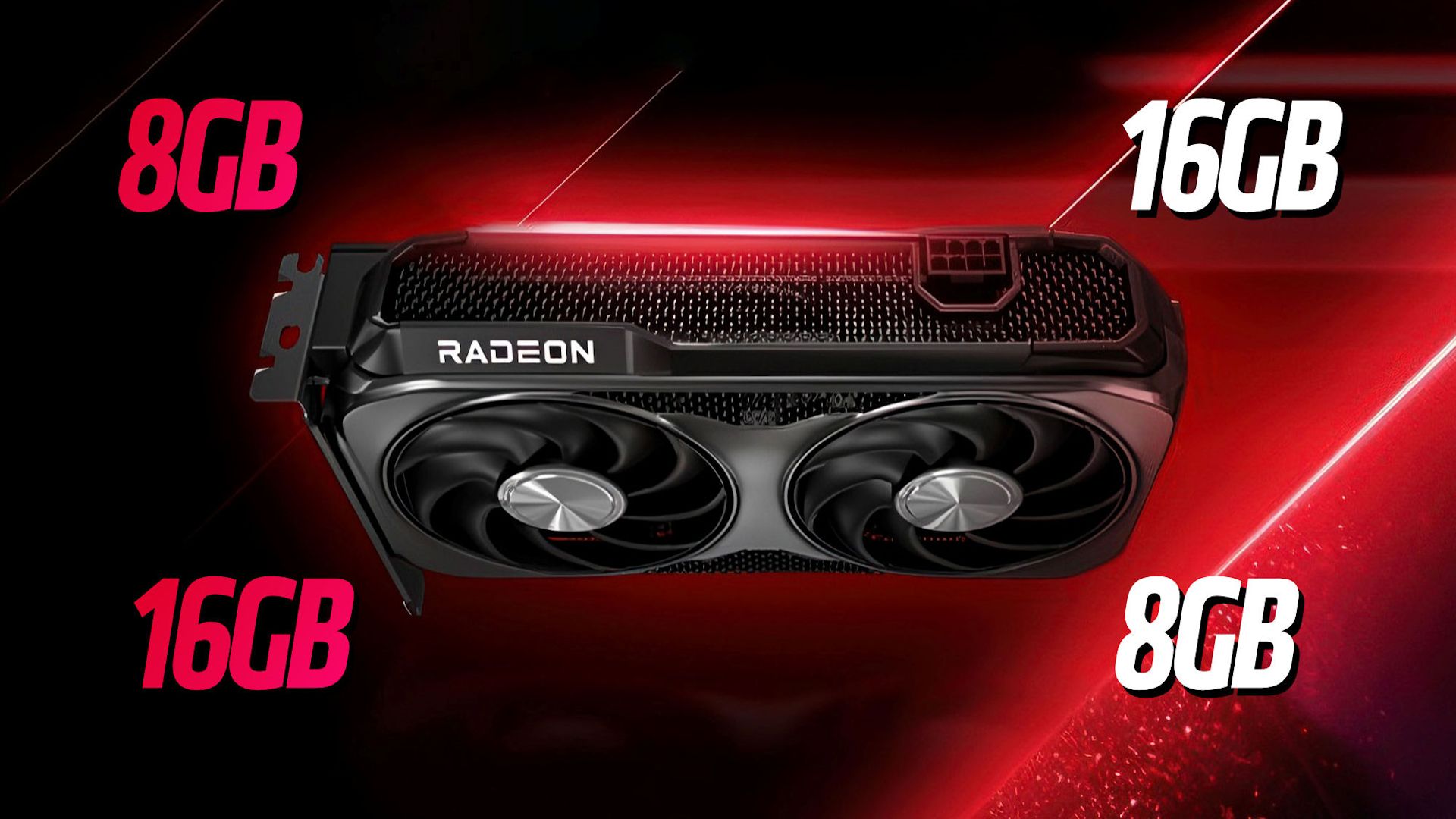 کارت گرافیگ Radeon RX 9060 XT شرکت AMD در دو نسخه هشت و ۱۶ گیگابایتی