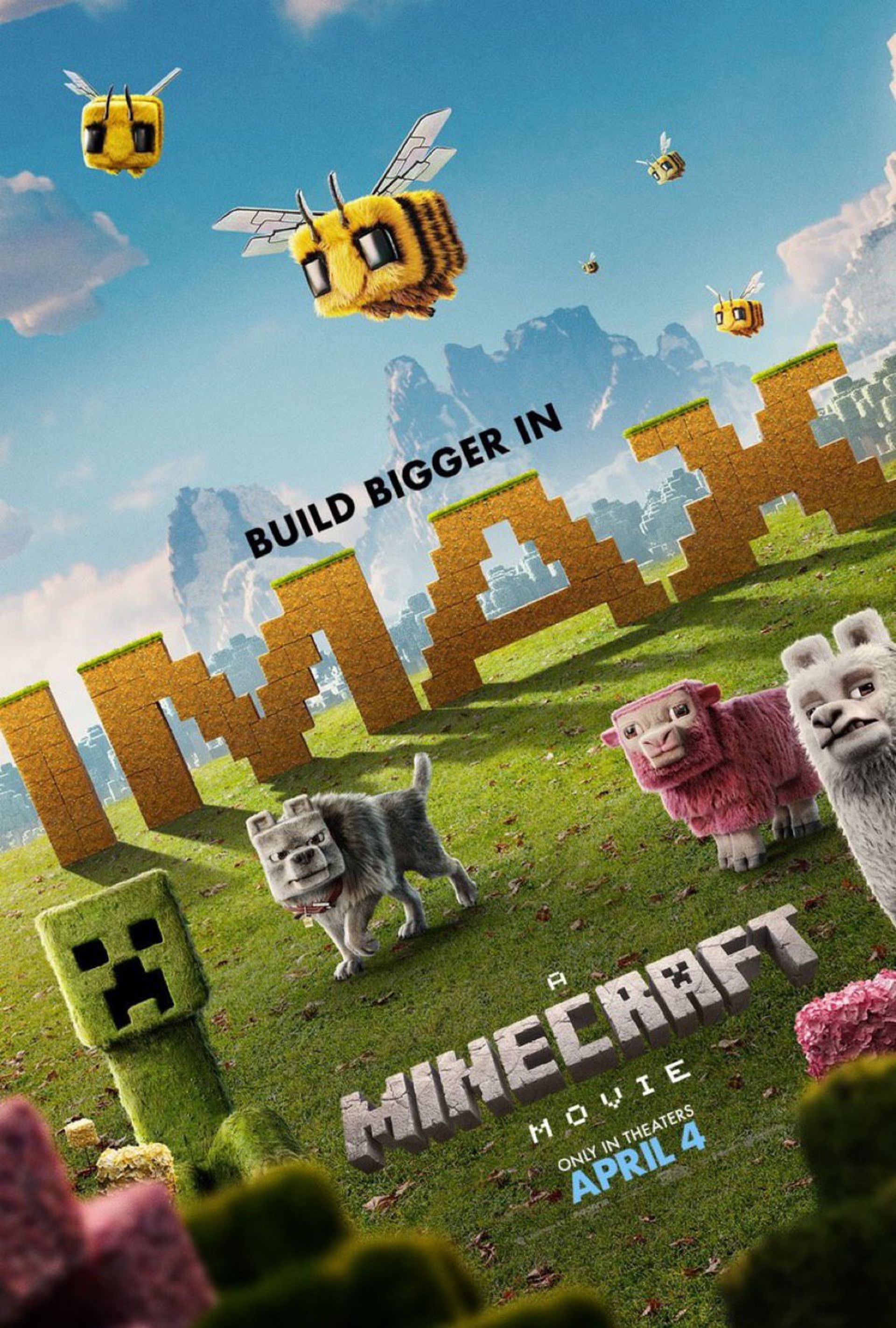 پوستر آیمکس فیلم Minecraft 