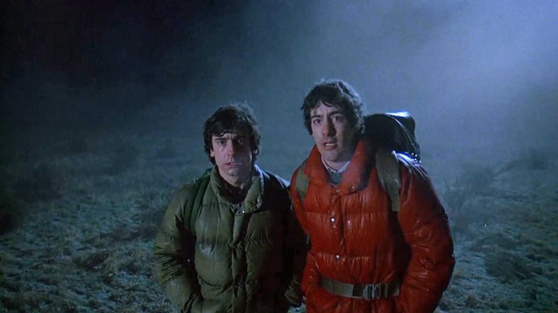 دیوید ناتون و گریفین دان در فیلم An American Werewolf in London