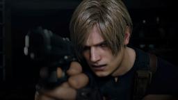 چهره خشمگین و عصبانی لیان اسکات کندی (Leon Scott Kennedy) در بازی Resident Evil 4