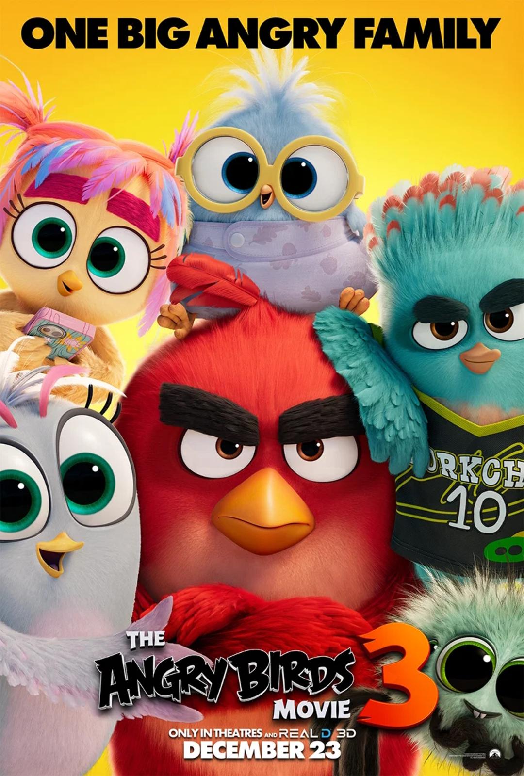 اولین پوستر انیمیشن The Angry Birds Movie 3