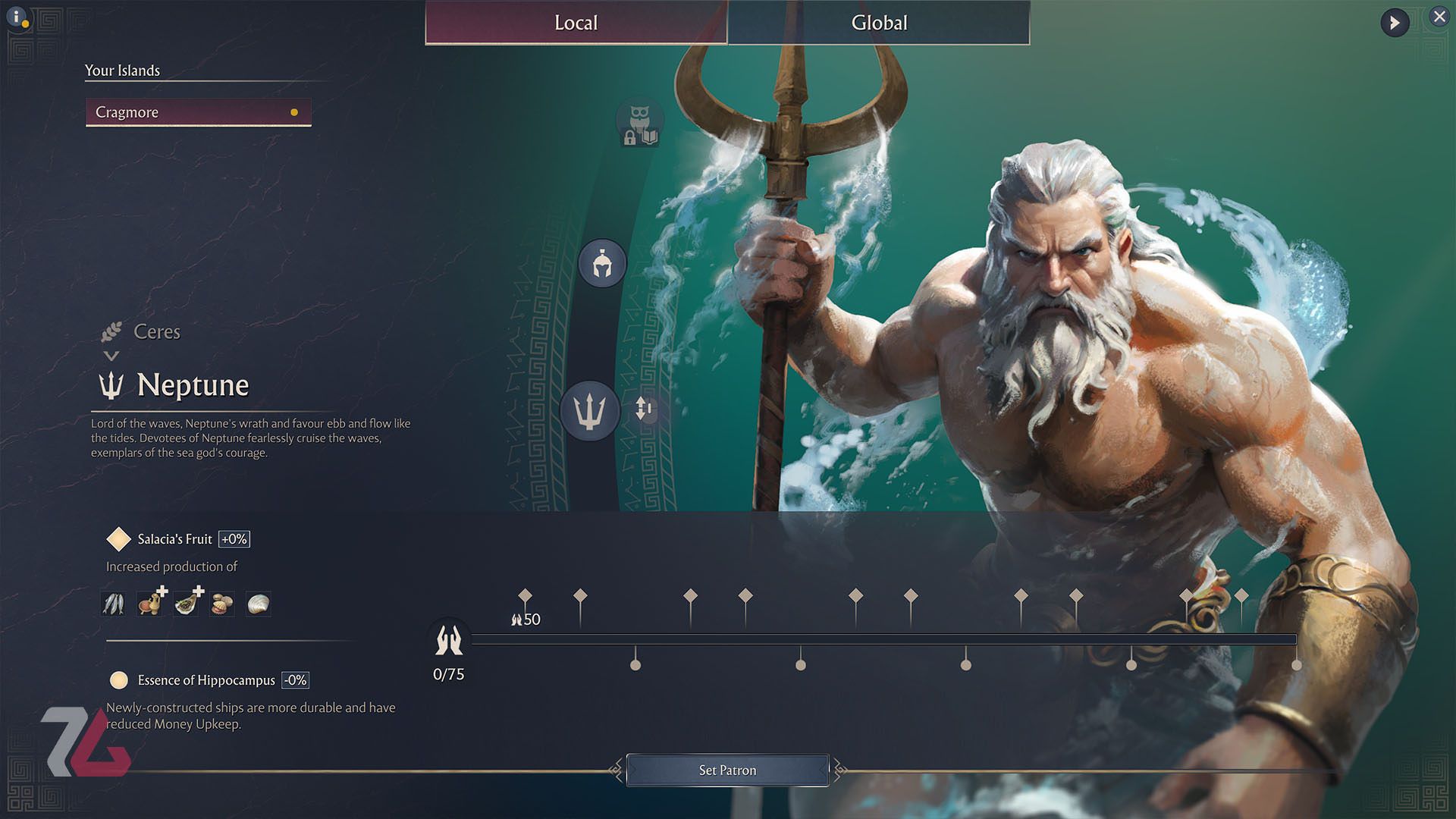 انتخاب دین در بازی Anno 117