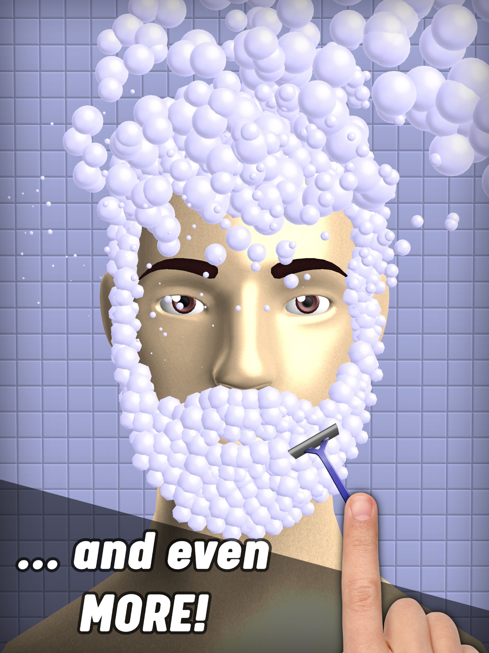 اصلاح کردن صورت در اپلیکیشن Antistress – Relaxation Toys