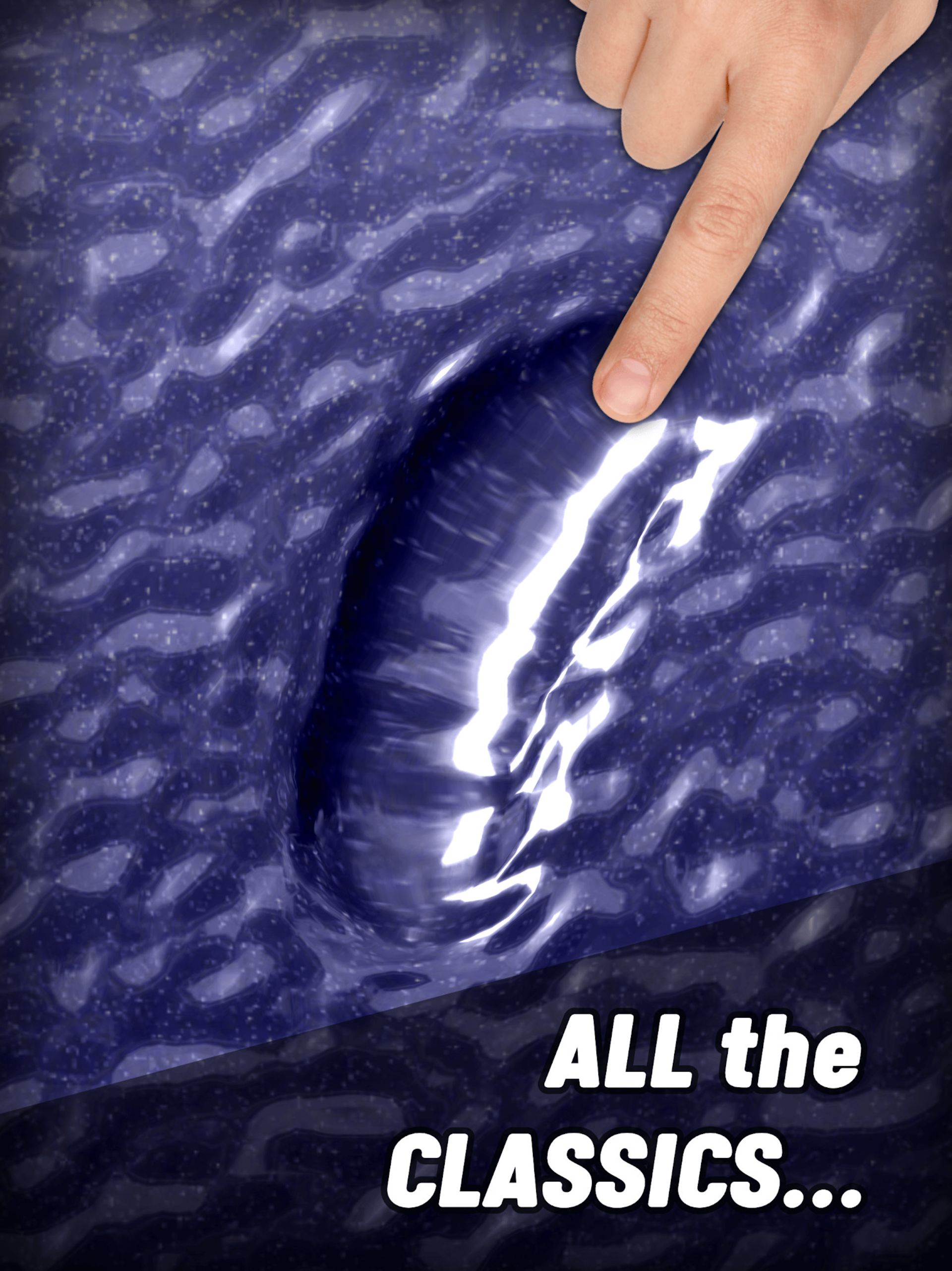 بازی با اسلایم در اپلیکیشن Antistress – Relaxation Toys