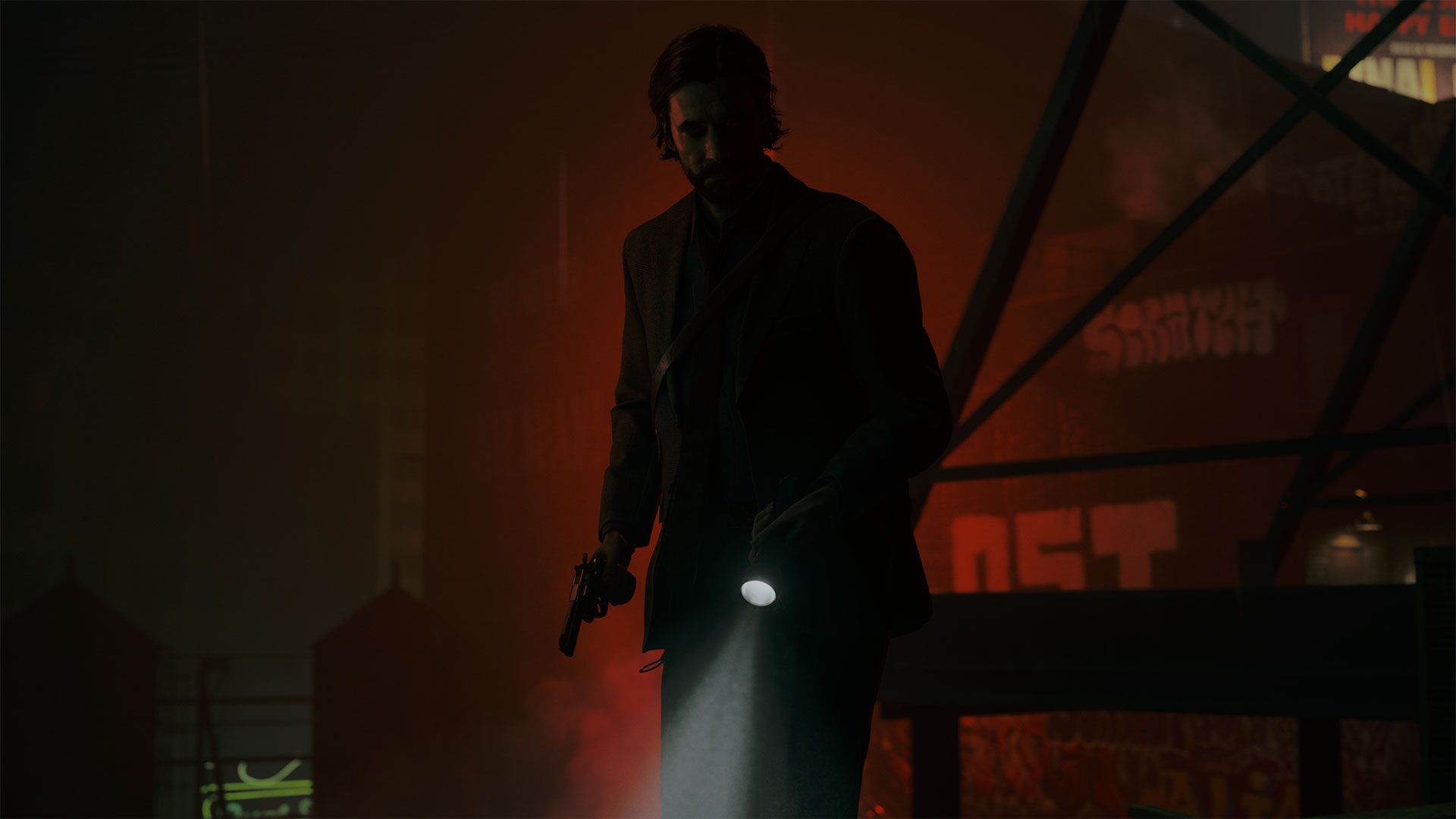 حالت نگران و مضطرب شخصیت اصلی بازی Alan Wake 2