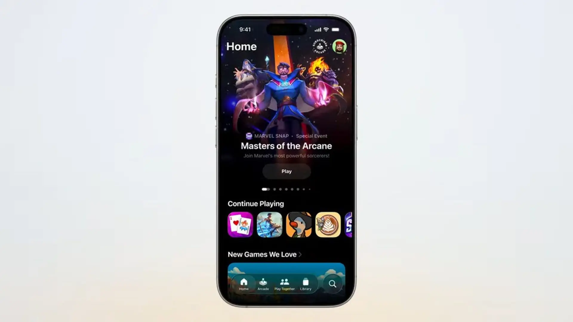 اپلیکیشن جدید Apple Games