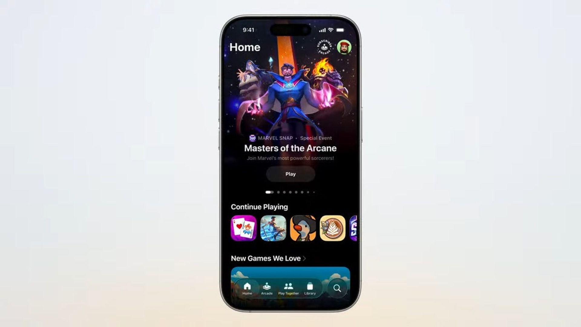 اپلیکیشن جدید Apple Games