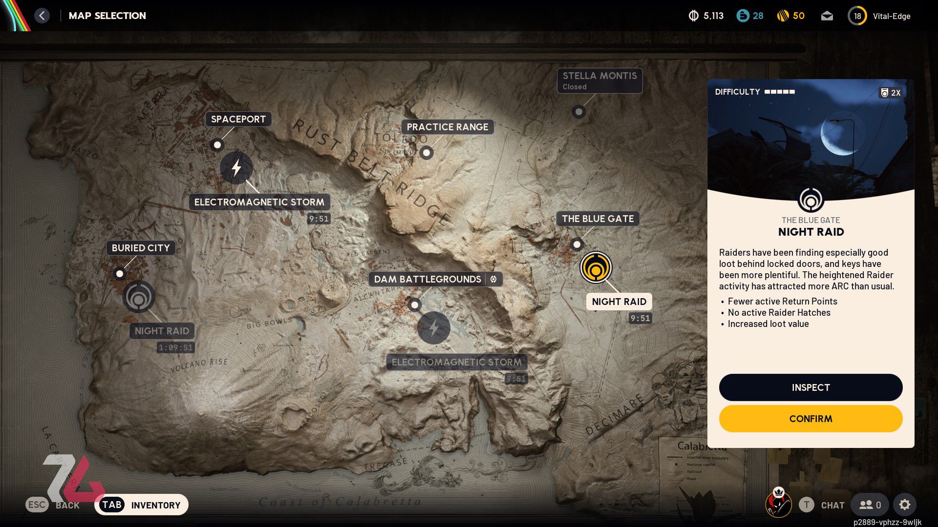 نقشه بازی آرک ریدرز