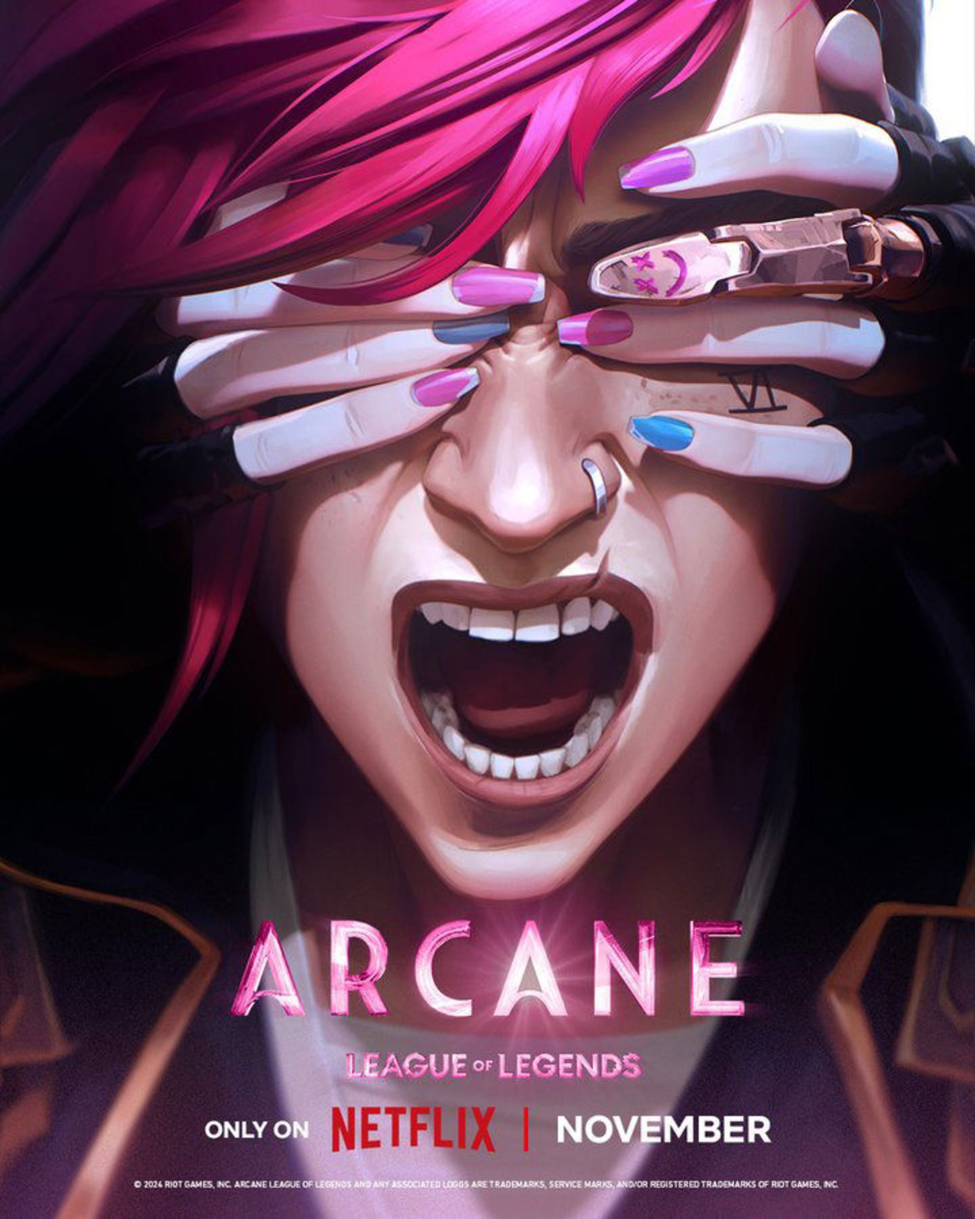 پوستر فصل دوم انیمیشن سریالی Arcane