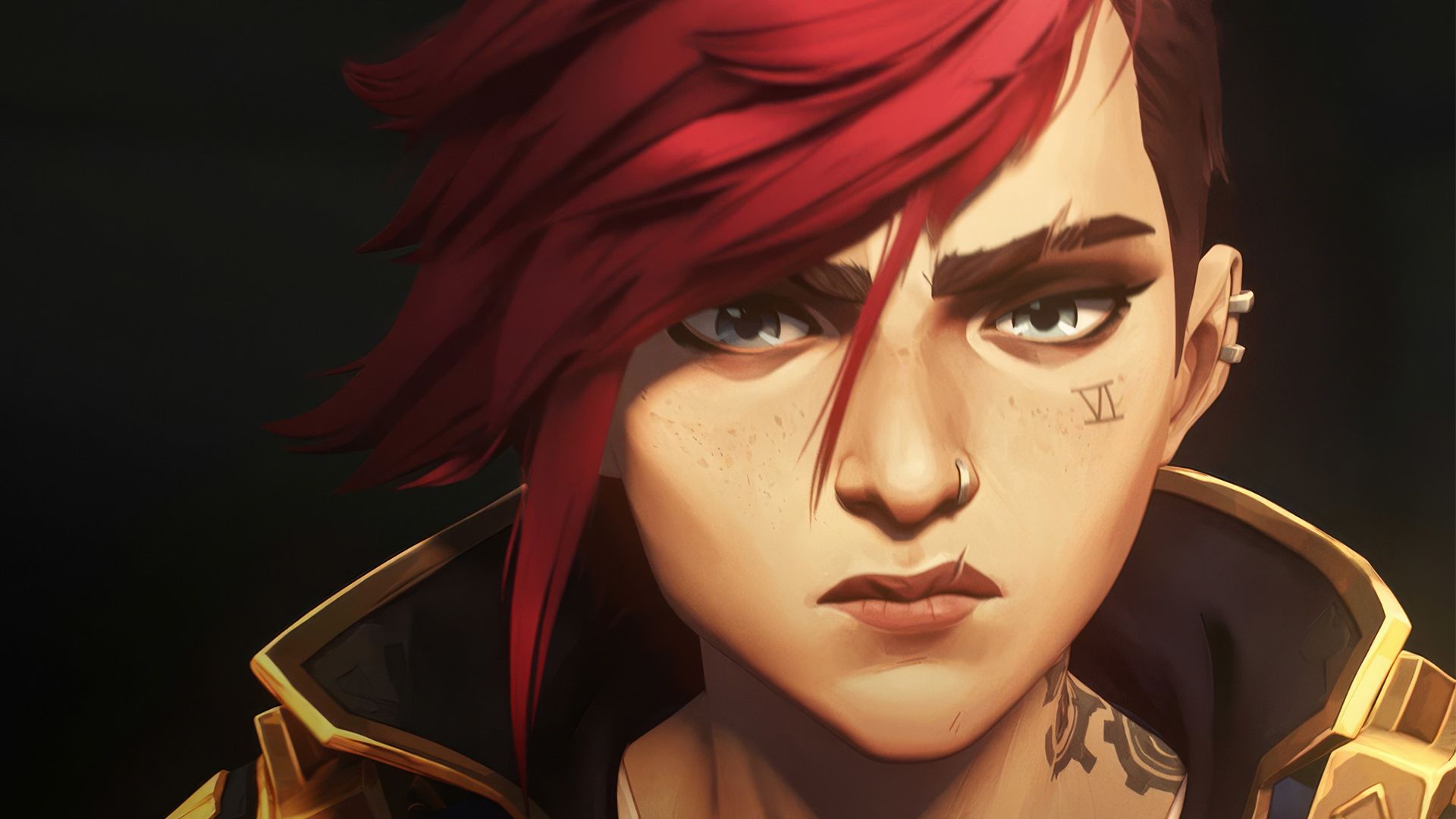 چهره غمگین وای در فصل دوم انیمیشن سریالی Arcane