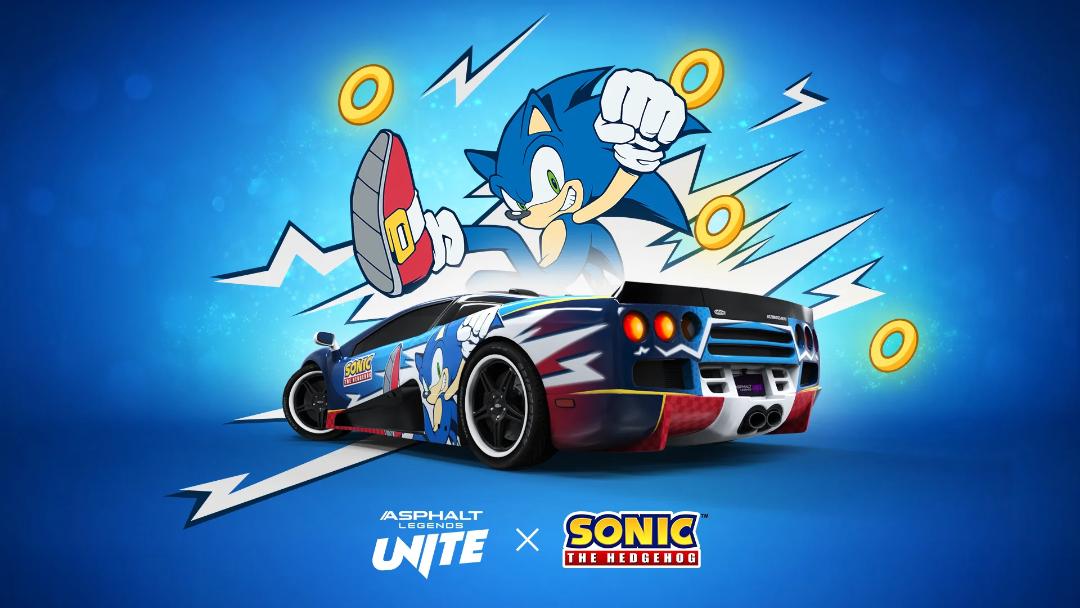 کراس‌اور بازی Asphalt Legends Unite با سونیک