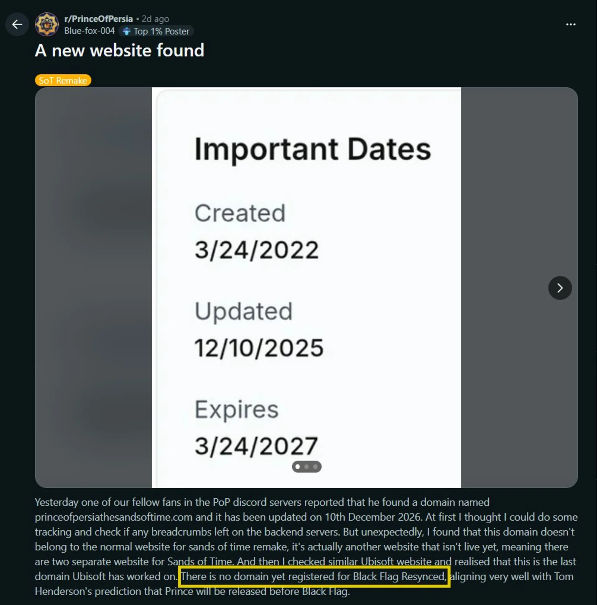 ثبت دامین بازی Assassin’s Creed Black Flag Resynced