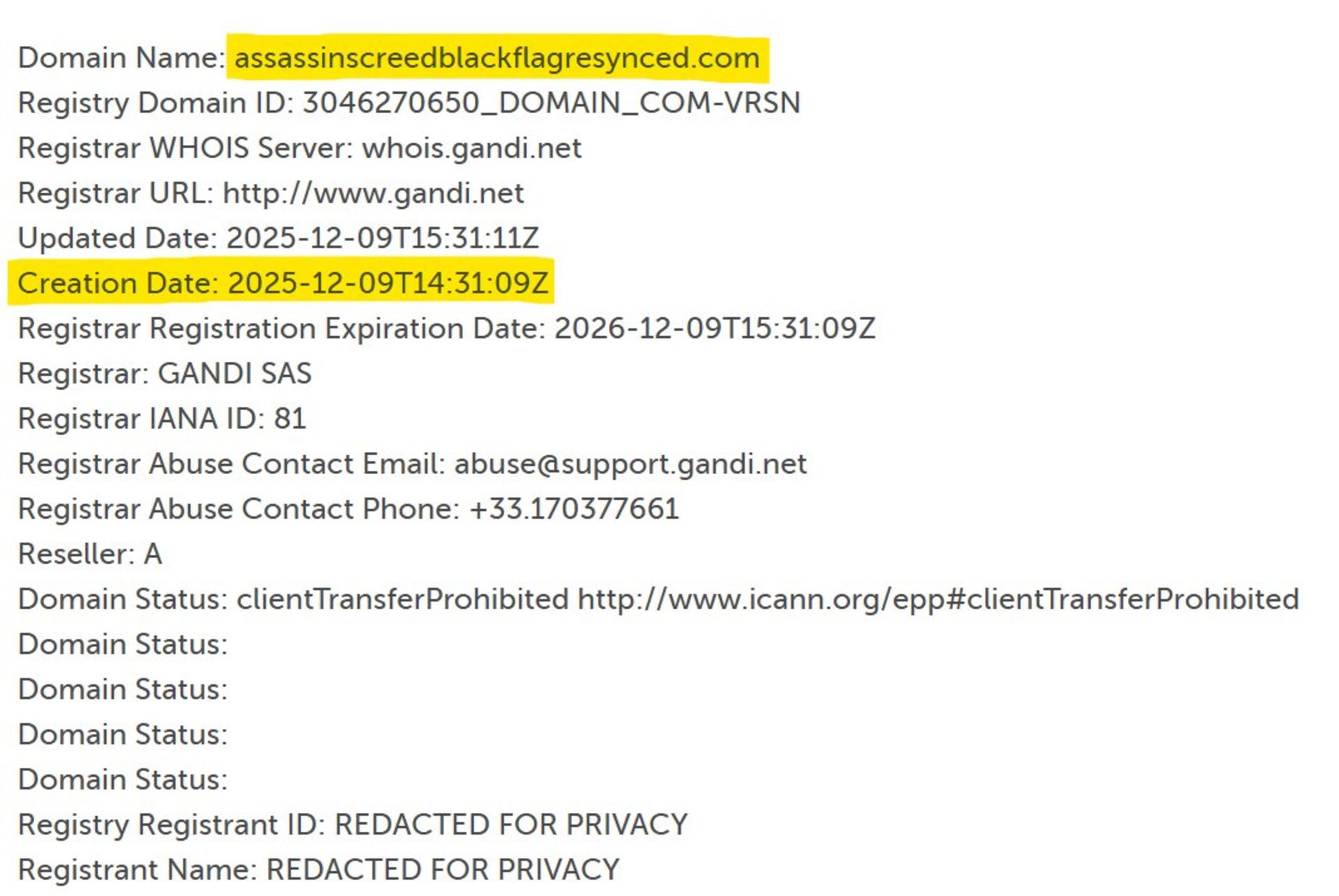ثبت دامین بازی Assassin’s Creed Black Flag Resynced