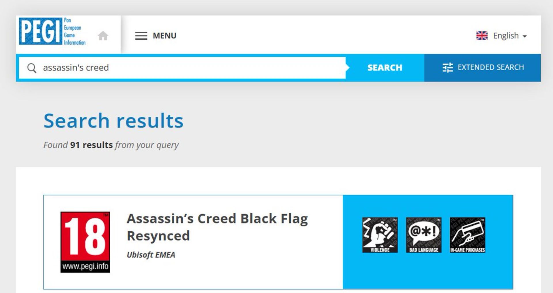 لو رفتن بازی Assassin’s Creed Black Flag Resynced در PEGI