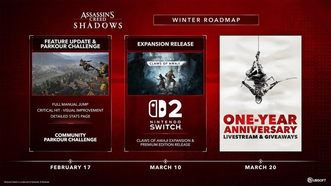 جزئیات آپدیت جدید بازی Assassin's Creed Shadows