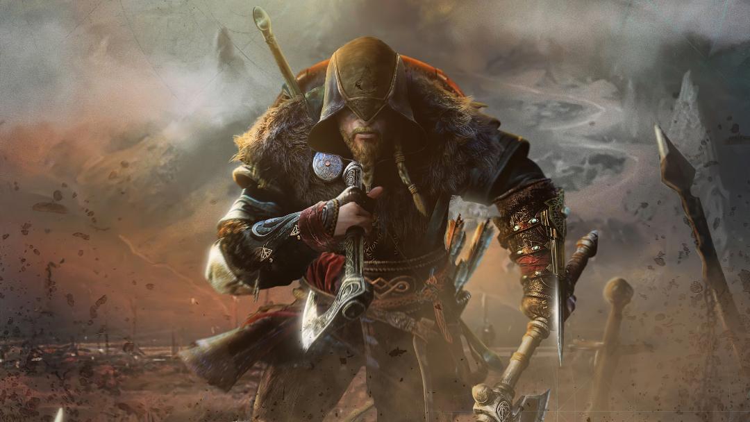 یک فن آرت زیبا و جذاب از کاراکتر ایوور (Eivor) در بازی Assassin's Creed Valhalla
