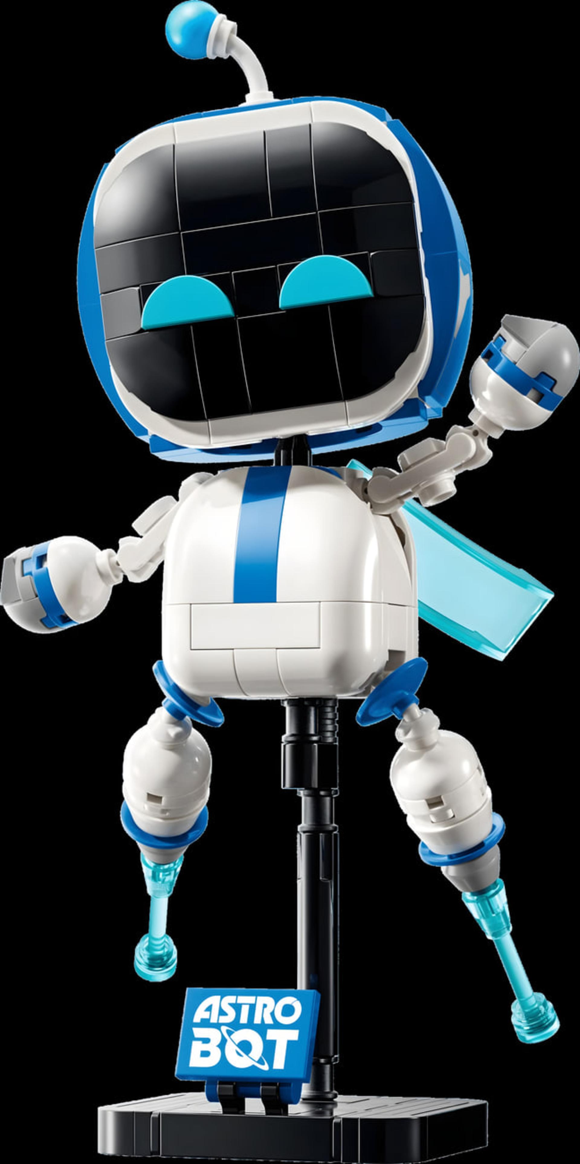 لگو شخصیت آسترو بوت (Astro Bot) با بدن سفید و آبی