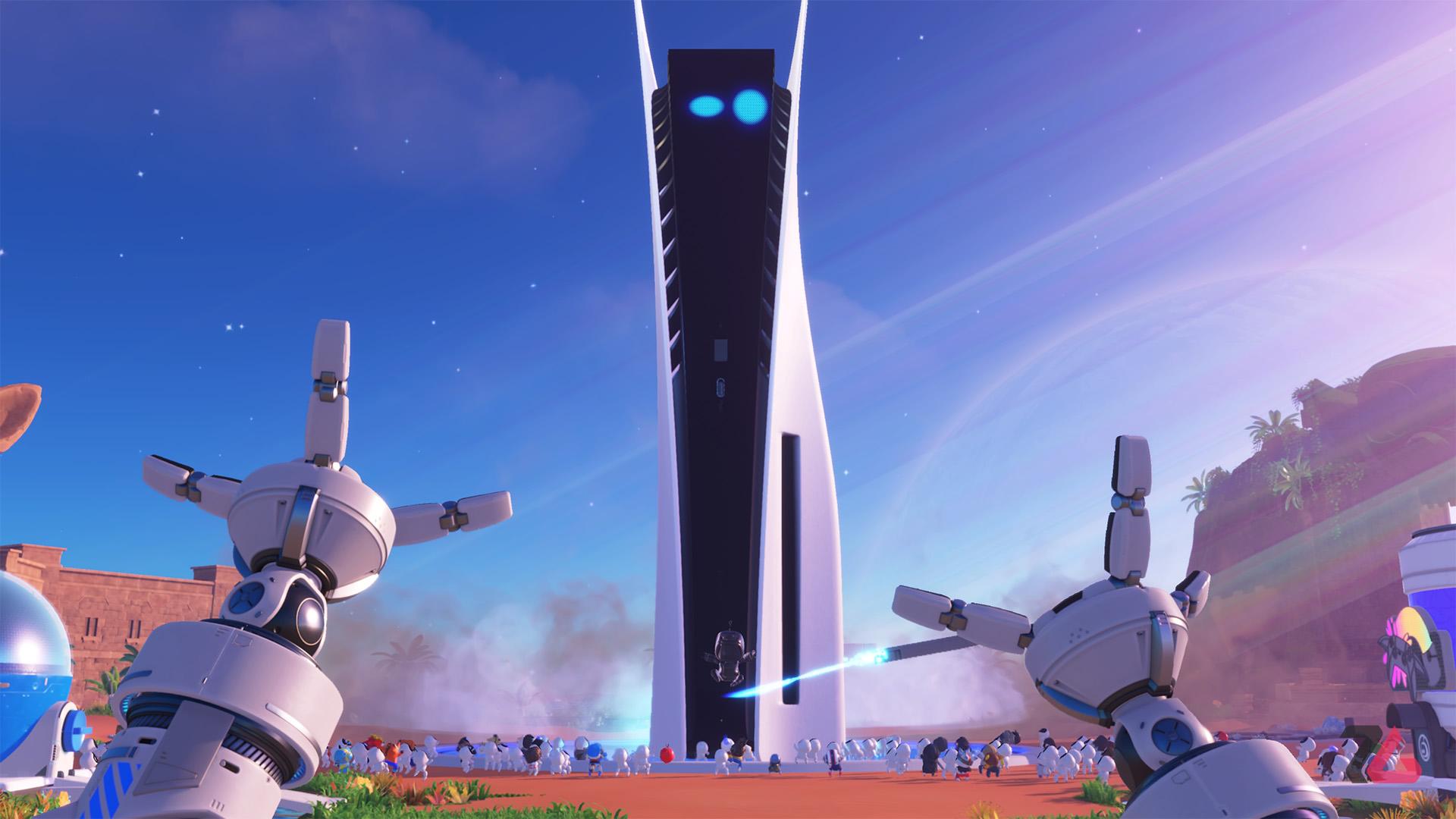 کنسول پلی استیشن ۵ در بازی Astro Bot