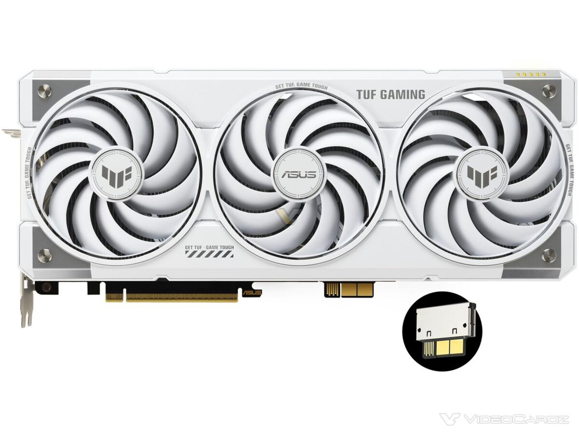 نسخه سفید کارت گرافیک RTX 5070 TI TUF BTF شرکت ایسوس (ASUS)