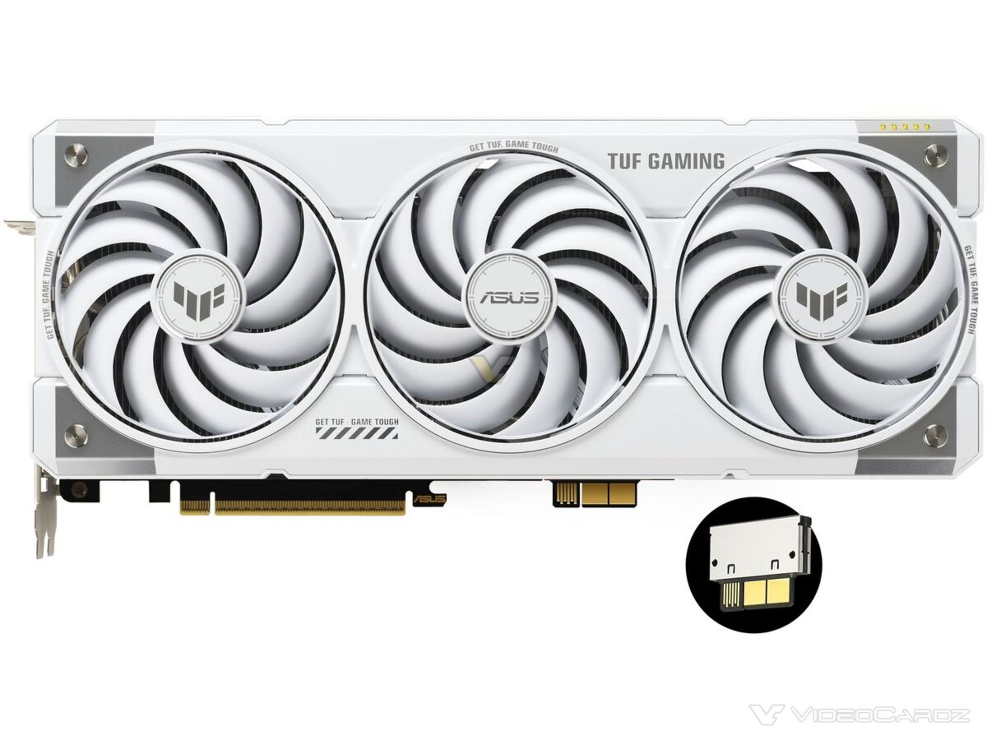 نسخه سفید کارت گرافیک RTX 5070 TI TUF BTF شرکت ایسوس (ASUS)