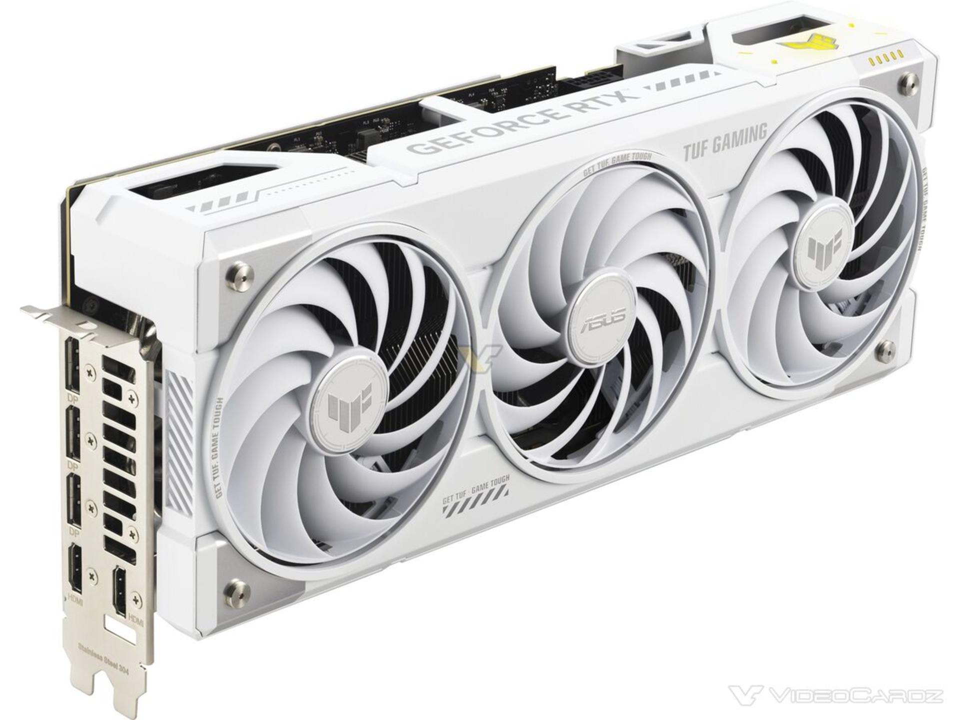 نسخه سفید کارت گرافیک RTX 5070 TI TUF BTF شرکت ایسوس (ASUS)